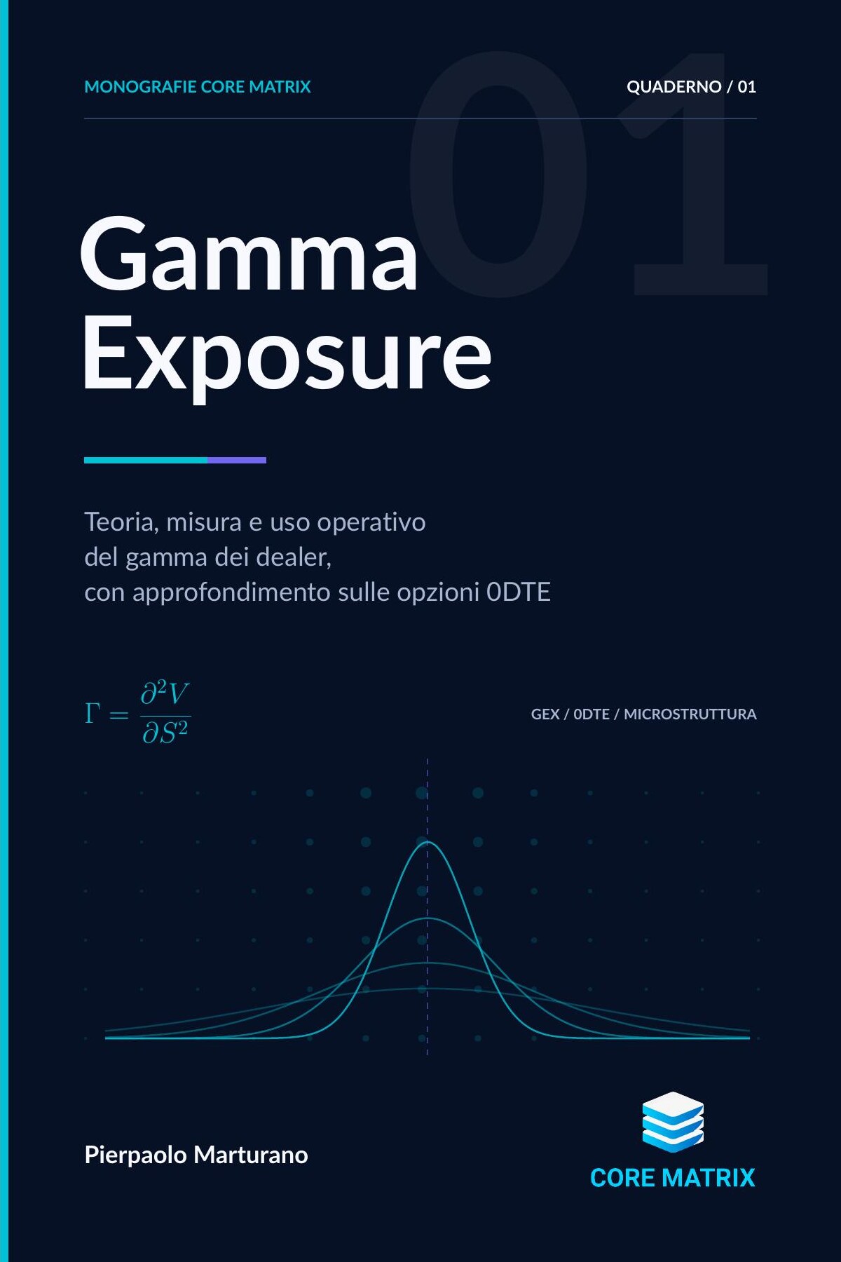 Copertina di Gamma Exposure, quaderno 01 delle Monografie Core Matrix